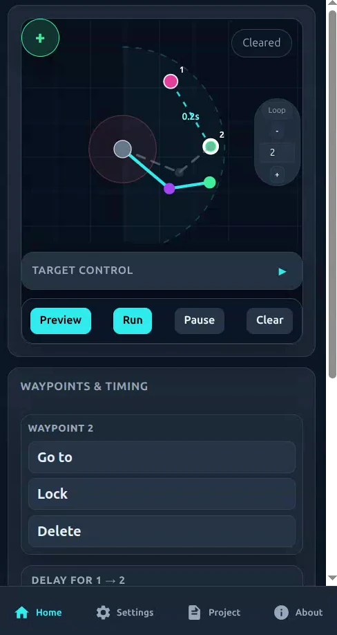 اجرا، توقف و Loop